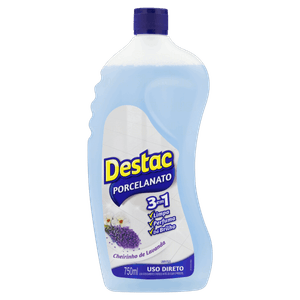 Limpador para Pisos Porcelanato Cheirinho de Lavanda Destac Squeeze 750ml