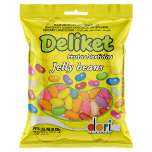 Bala de Goma Frutas Sortidas Dori Deliket Pacote 100g