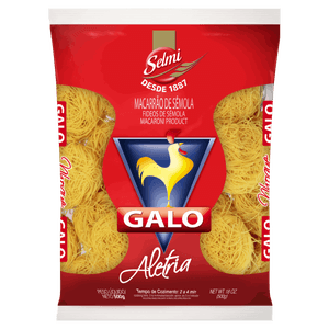 Macarrão de Sêmola Aletria Galo Pacote 500g