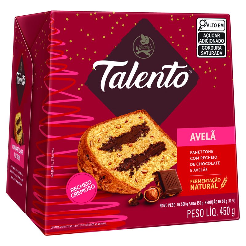 Panettone-Recheio-Chocolate-Talento-e-Avelas-Garoto-Caixa-450g