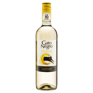 Vinho Chileno Branco Seco San Pedro Gato Negro Chardonnay Valle Central Garrafa 750ml