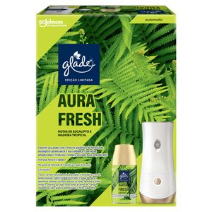 Aparelho e Odorizador de Ambiente Aura Fresh Glade Automatic 269ml