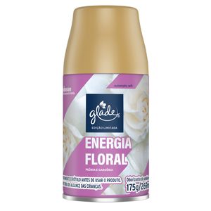 Odorizador de Ambiente Energia Floral Glade Automatic Frasco 269ml Spray Refil