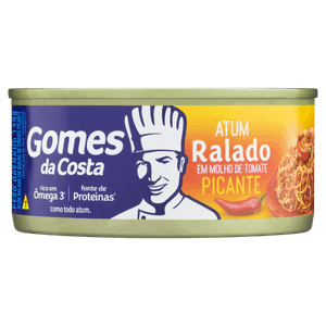 Atum Ralado ao Molho de Tomate Picante Gomes da Costa Lata 140g