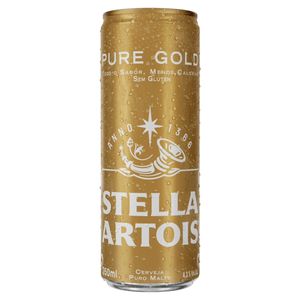 Cerveja Puro Malte Pure Gold Stella Artois Lata 350ml