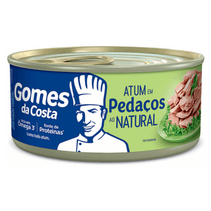 Atum em Pedaços ao Natural Gomes da Costa Lata 120g