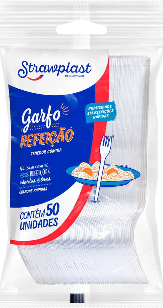 Garfo-Descartavel-Cristal--Strawplast-Pacote-com-50un