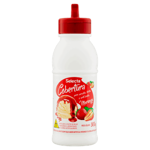 Cobertura para Sorvete Morango Selecta Squeeze 300g