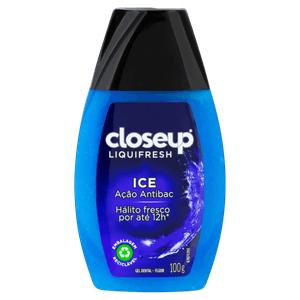 Gel Dental Ice Closeup Liquifresh Frasco 100g