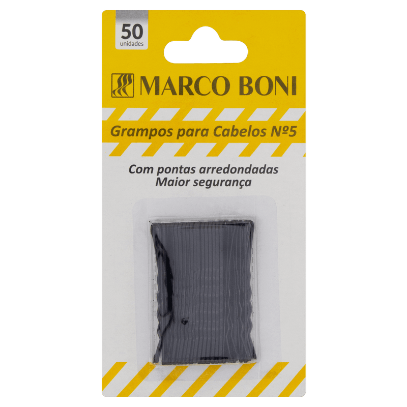 Grampo-para-Cabelo-Preto-Marco-Boni-nº-5-50-Unidades