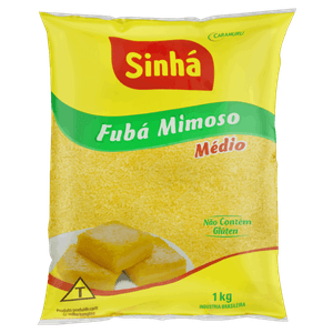 Fubá Mimoso Médio Sinhá Pacote 1kg