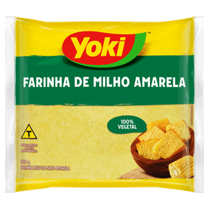 Farinha de Milho Amarela Yoki Pacote 500g