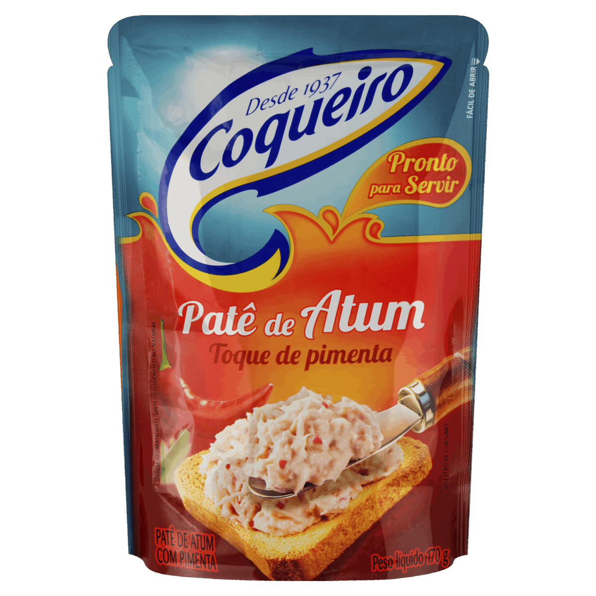 PATE DE PIMENTA COQUEIRO COM ATUM 170G