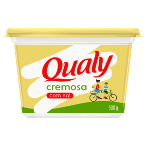 Margarina Cremosa com Sal Qualy Qmix Pote 500g