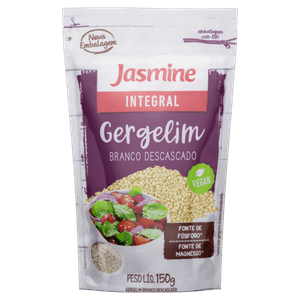 Gergelim Branco sem Casca Integral Jasmine Pouch 150g