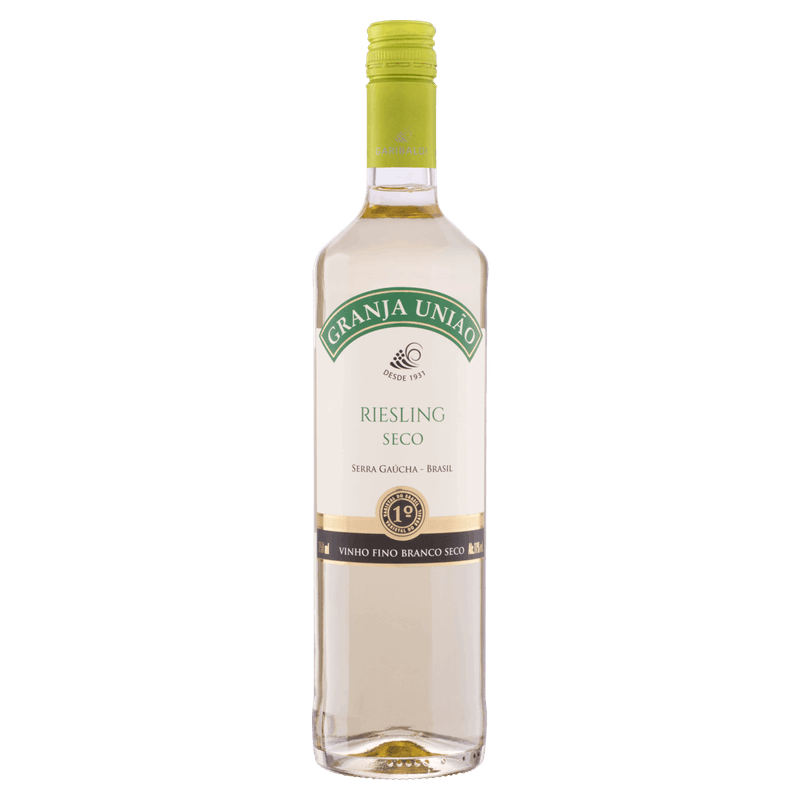 Vinho-Brasileiro-Branco-Seco-Granja-Uniao-Riesling-Serra-Gaucha-Garrafa-750ml