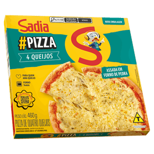 Pizza 4 Queijos Sadia Caixa 460g