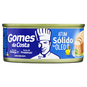 Atum Sólido em Óleo Gomes da Costa Lata 120g