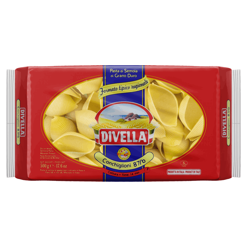 Macarrao-de-Semola-de-Trigo-Grano-Duro-Conchiglioni-87-Divella-Pacote-500g