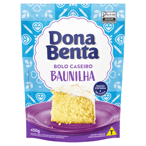 Mistura para Bolo Baunilha Dona Benta Sachê 450g