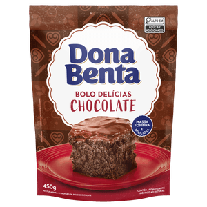 Mistura para Bolo Chocolate Dona Benta Sachê 450g