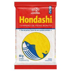 Tempero à Base de Peixe Hondashi Pacote 60g 6 Unidades