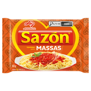 Tempero para Massas Sazón Pacote 60g 12 Unidades