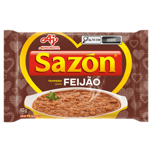 Tempero para Feijão Sazón Pacote 60g 12 Unidades