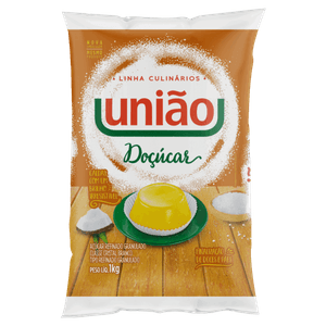 Açúcar Refinado União Culinários Doçúcar Pacote 1kg