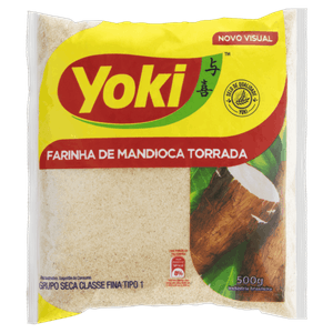 Farinha de Mandioca Tipo 1 Torrada Yoki Pacote 500g