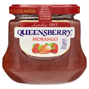 Geleia Morango Diet Queensberry Vidro 280g