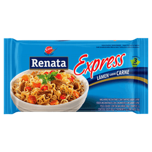 Macarrão Instantâneo Lámen Carne Renata Express Pacote 85g