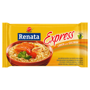 Macarrão Instantâneo Lámen Galinha Renata Express Pacote 85g