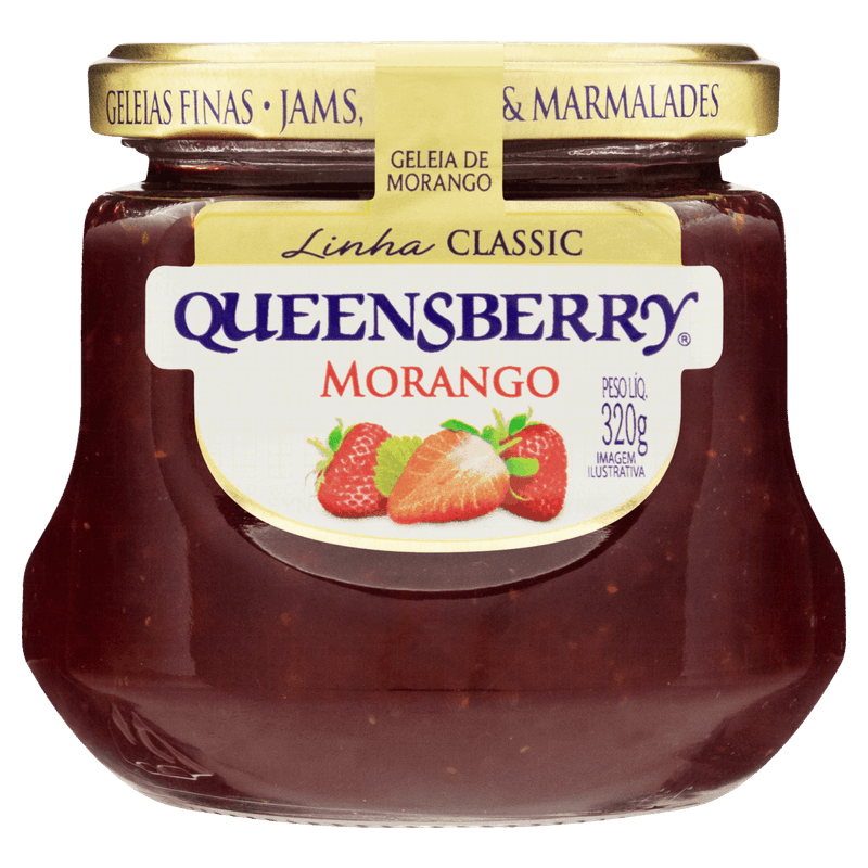 Geleia-Morango-Queensberry-Classic-Vidro-320g