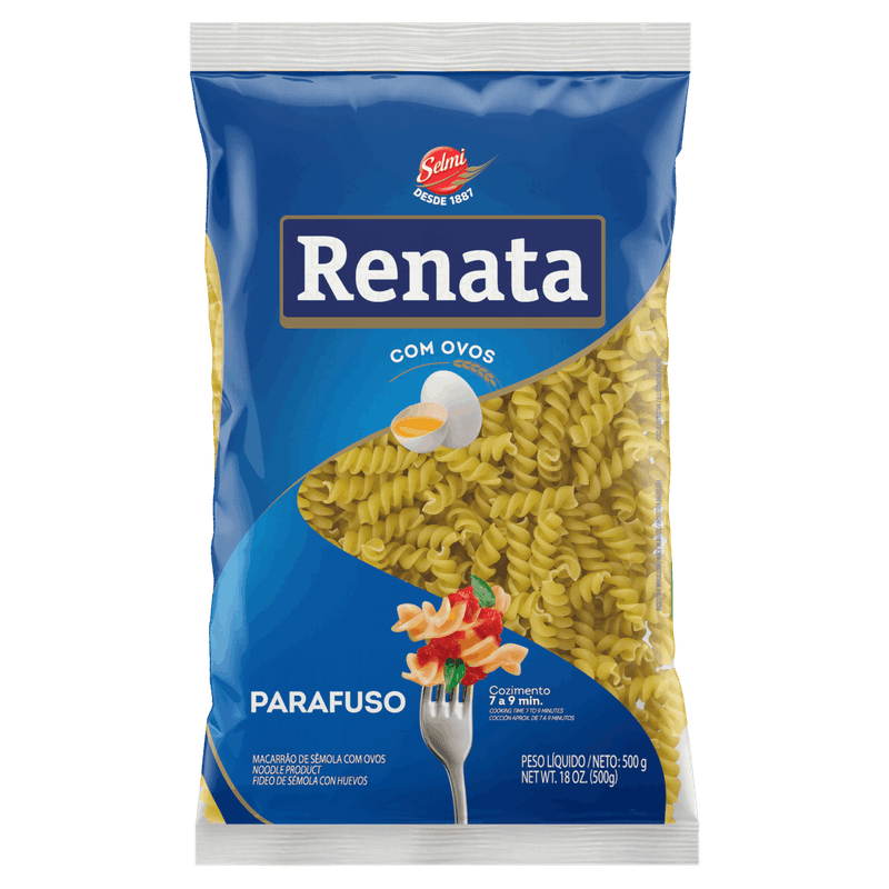 Macarrao-de-Semola-com-Ovos-Parafuso-Renata-Pacote-500g