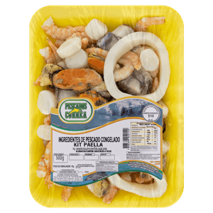 Kit Paella Pescados Corrêa Bandeja 500g