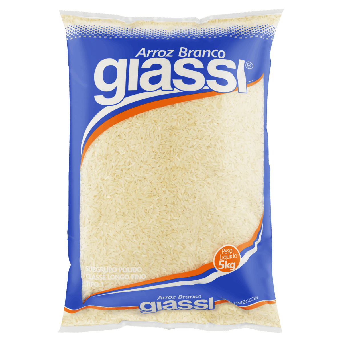 Arroz Branco Tipo 1 Giassi Pacote 5kg