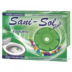 Pedra Sanitária Eucalipto Sani-Sol Plus 20g