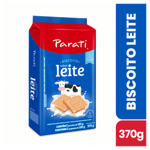 Biscoito Leite Parati Pacote 370g