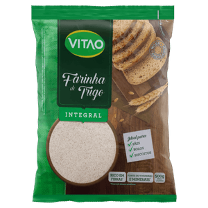 Farinha de Trigo Integral Vitao Pacote 500g