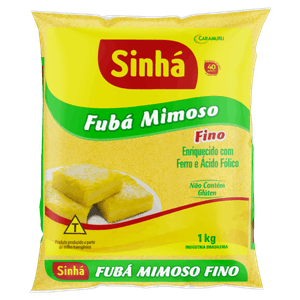 Fubá Mimoso Fino Sinhá Pacote 1kg