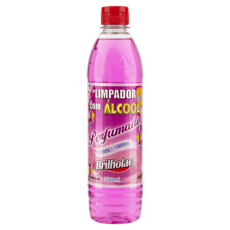 Limpador-Perfumado-com-Alcool-Floral-Brilholac-Squeeze-500ml-Refil