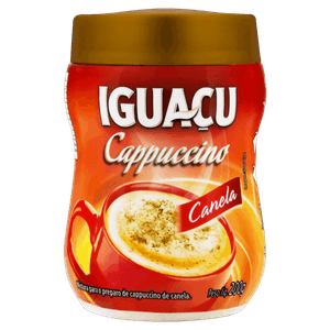 Cappuccino Solúvel Canela Iguaçu Pote 200g