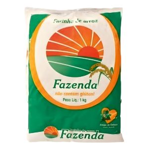 Farinha de Arroz Fazenda Pacote 1kg