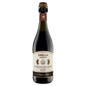 Vinho Italiano Frisante Tinto Suave Rosso Anella Andreani Lambrusco Dell´Emilia Garrafa 750ml