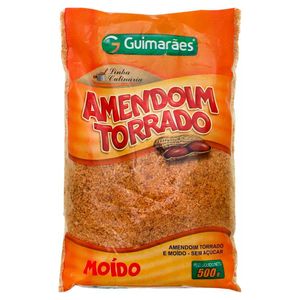 Amendoim Torrado Moído Guimarães Culinária Pacote 500g