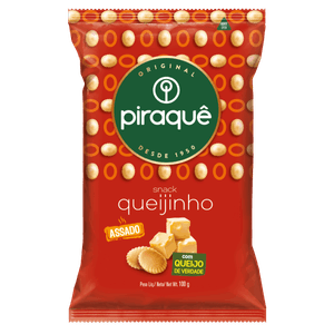 Biscoito Salgadinho Queijinho Piraquê Pacote 100g