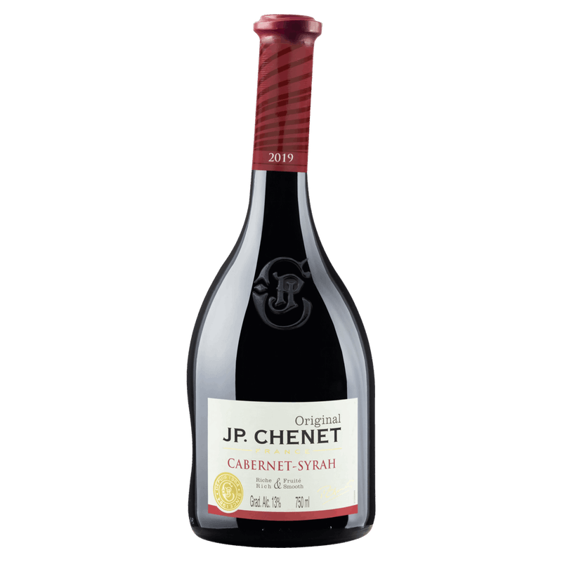 Vinho-Frances-Tinto-Meio-Seco-Original-JP--Chenet-Cabernet-Syrah-Pays-d-Oc-Garrafa-750ml