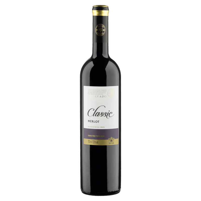 Vinho-Brasileiro-Tinto-Seco-Reservado-Classic-Merlot-Serra-Gaucha-Garrafa-750ml