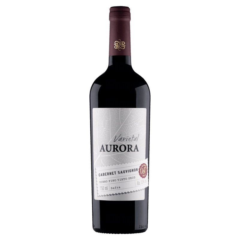 Vinho-Brasileiro-Tinto-Seco-Aurora-Varietal-Cabernet-Sauvignon-Serra-Gaucha-Garrafa-750ml